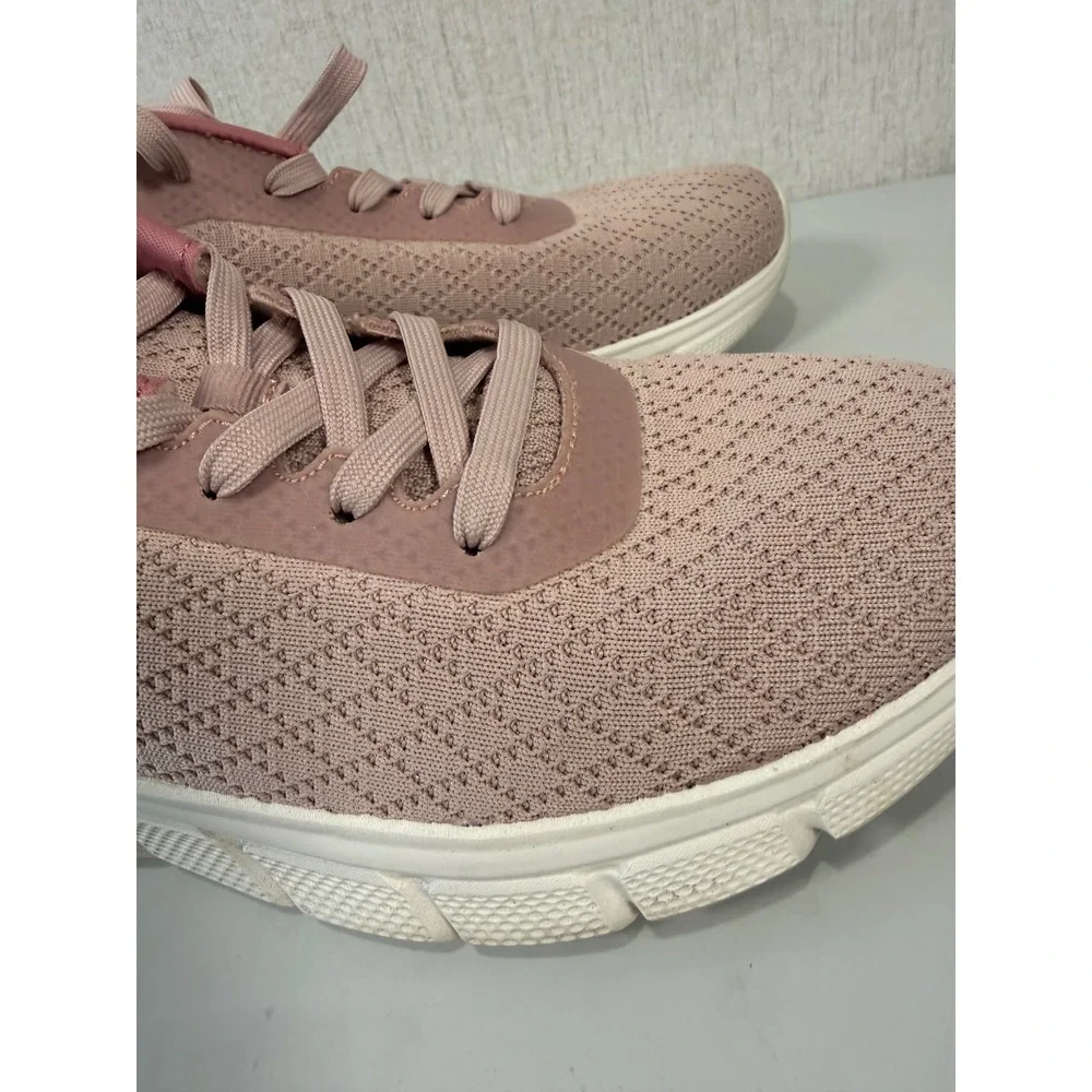 Skechers Women's BOBS Sport B Flex - Quick Pivot Sneaker Size 11 Blush Pink